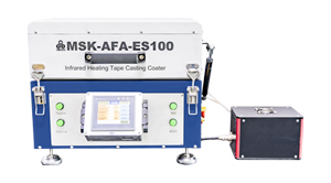MSK-AFA-ES100 红外烘干平板涂覆机  操作视频